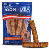 Pet Factory beefhide roll peanut butter 8-inch: long-lasting chew option.