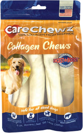 Pet Factory CareChewz Collagen Rovers 9-inch chew for long-lasting dental engagement.