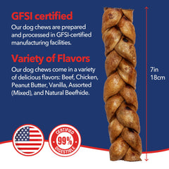 Pet Factory dental-friendly chews promote engaging chewing and fresher breath.