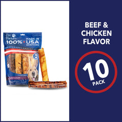 Pet Factory USA made beefhide roll emphasizing quality and safety
