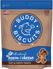 Pet Faves Buddy Biscuits peanut butter 6 oz β rich flavor, soft chew.