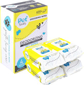 Pet Faves dog wipes bottle pour for easy on-the-go grooming and quick refresh.
