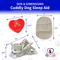 Pet Fit For Life cuddle otter plush provides kitty comfort