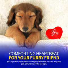 Pet Fit For Life heartbeat toy in crate, aids crate training and comfort.