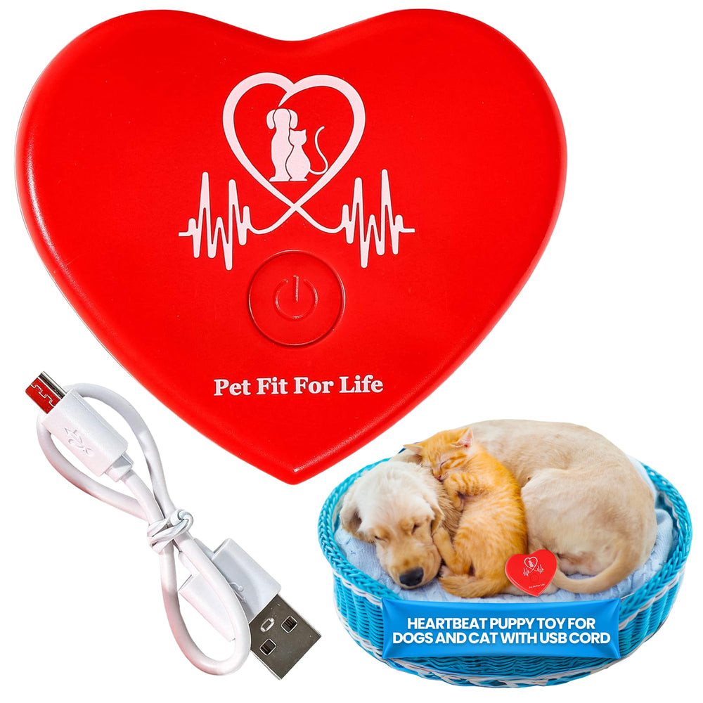 Pet Fit For Life heartbeat toy puppy, soothing sound helps calm anxious puppies.