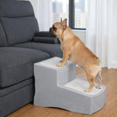 Pet Gear Easy Step II stairs in sea salt, quick assembly for pets.