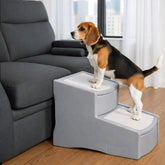 Pet Gear Easy Step II stairs side view with two wide steps for pets