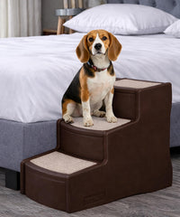 Pet Gear Easy Step III stairs, top view, stable support for pets up to 150 lbs.