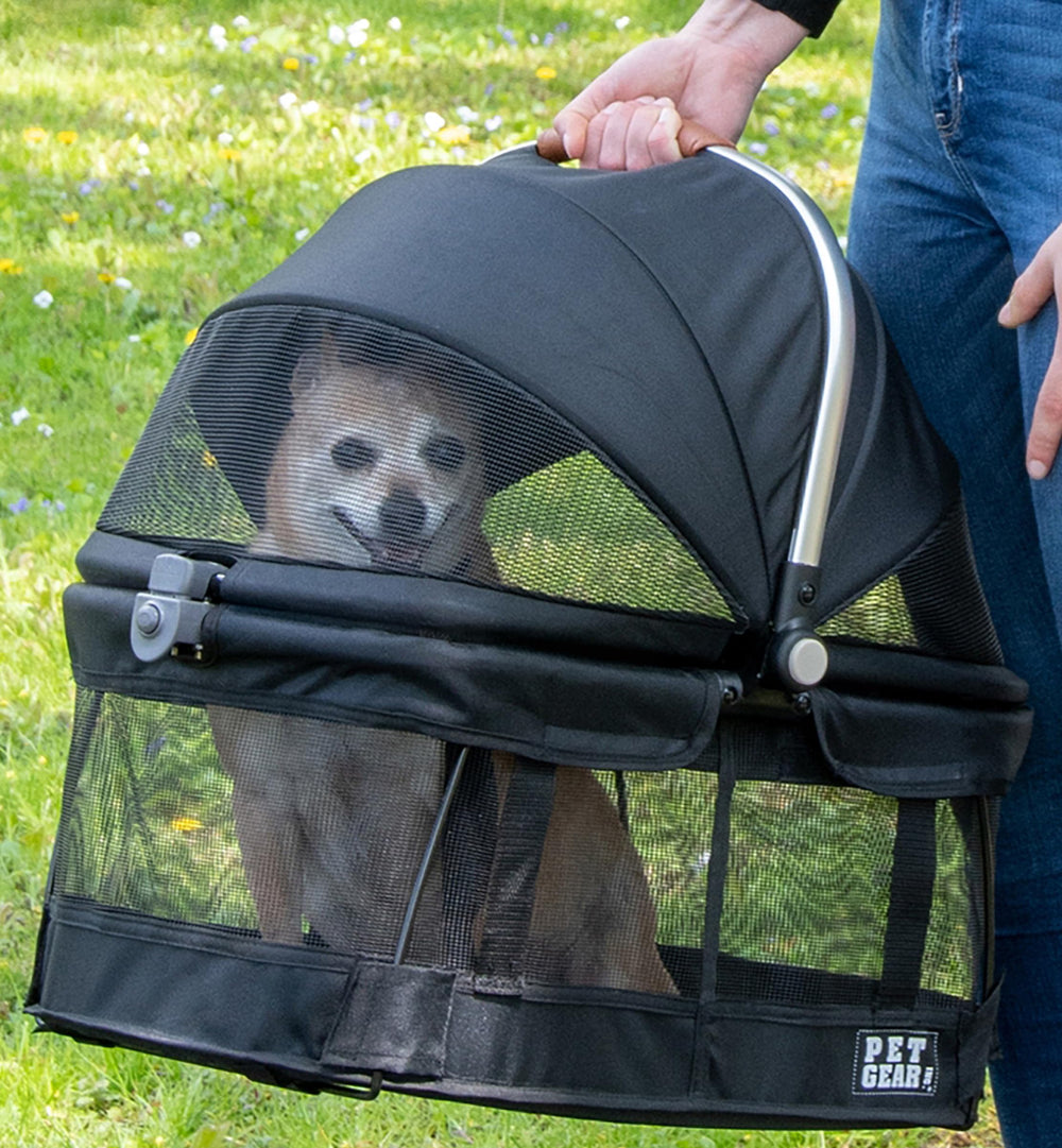 Pet Gear Inc View 360 pet carrier with side-entry and push-button access for easy use