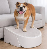 Pet Gear One Step sea salt assembled showing easy furniture access and portable design