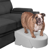 Pet Gear Stramp Stair & Ramp assembly diagram showing easy snap-together setup.