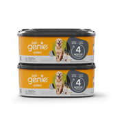 Pet Genie jumbo refill 2-pack with 56 ft film for odor control.