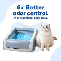 PET HAHA triple leak-proof tray design protects floors during disposal.