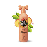 Pet Head Quick Fix peach bottle shows fast 2-in-1 wash for clean cuddles