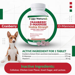 Pet Health Pharma Cranberry D-Mannose chewables with chicken flavor ease daily administration for pets