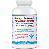 Pet Health Pharma potassium citrate plus cranberry dog bottle with tablets for urinary support