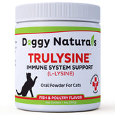 Pet Health Pharma Trulysine bottle pour shows easy daily dosing for cats.