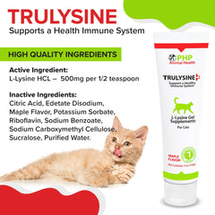 Trulysine Viralysine gel tube dispensing for easy dosing at home