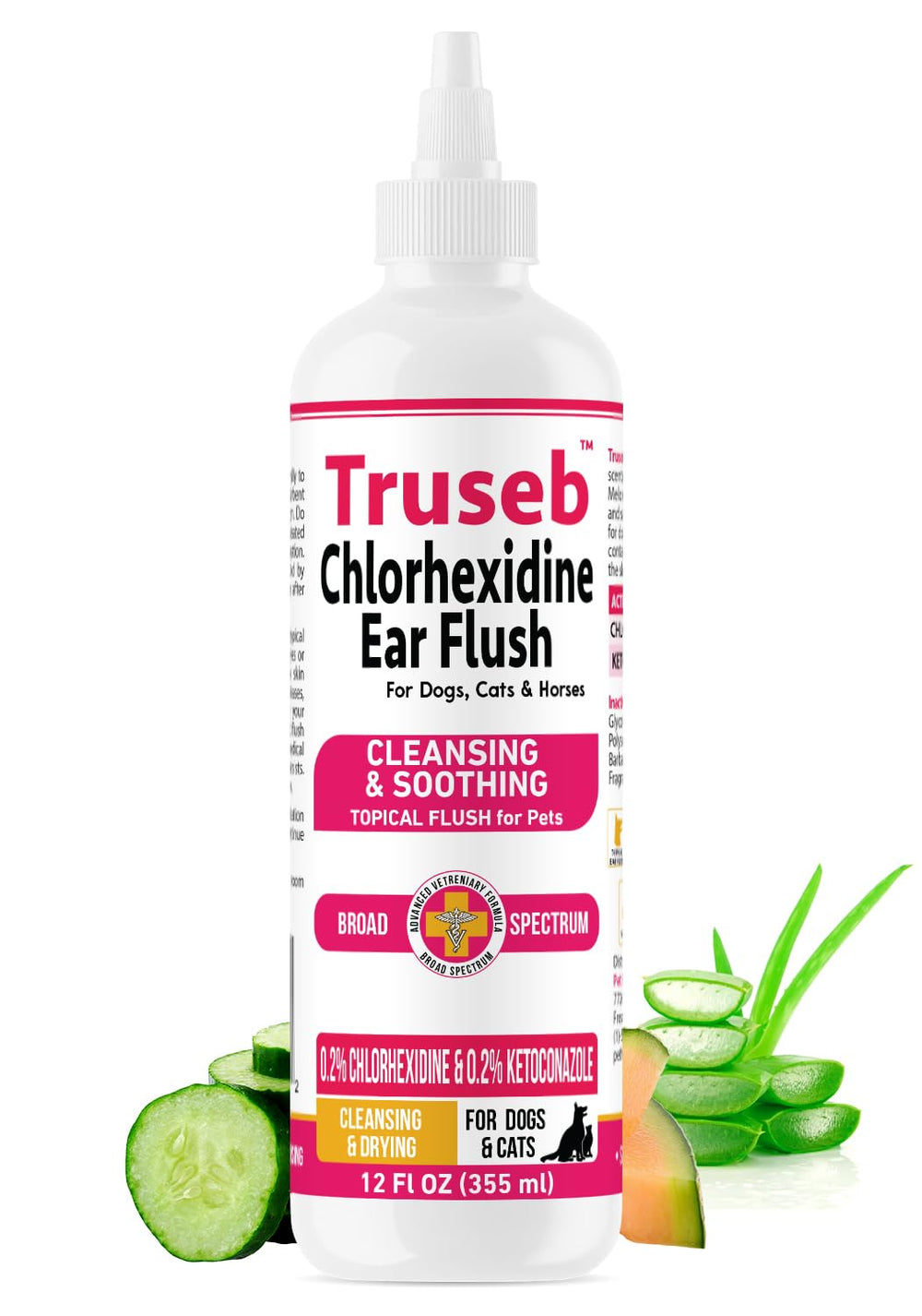 Truseb ear flush bottle pour for gentle ear cleansing