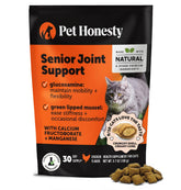 Pet Honesty cat hip joint chews package designed for daily mobility support.