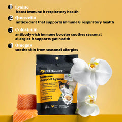 Pet Honesty Cat Immune Support Lysine sprinkles on food for immune support.