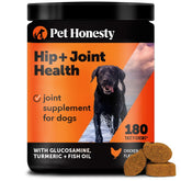 Pet Honesty Hip & Joint Soft Chews bottle supports daily mobility for dogs