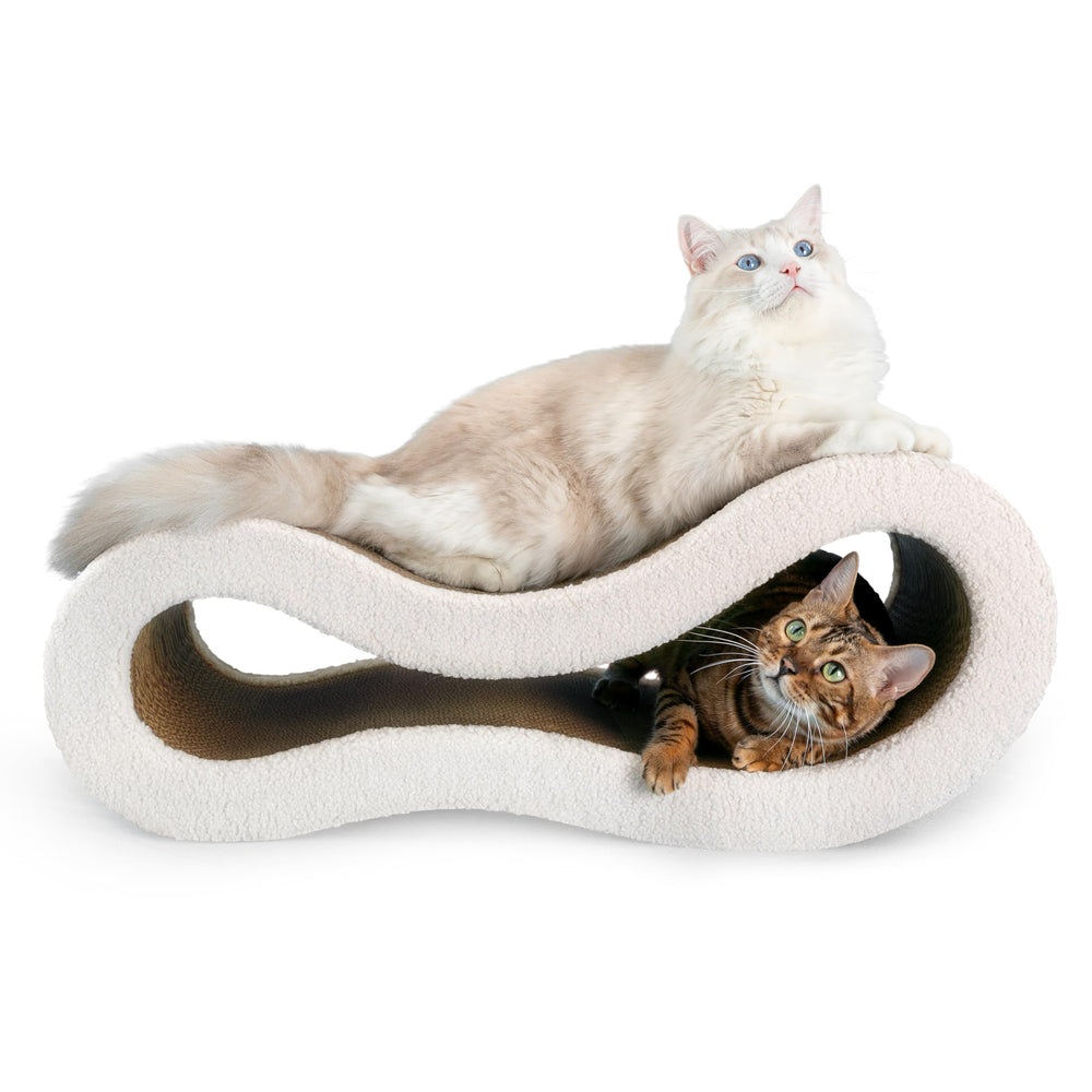 Pet JoJo Cloud Lounge scratch pad with cloud shape supports posture and comfortable scratching
