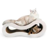 Pet JoJo Cloud Lounge scratch pad with cloud shape supports posture and comfortable scratching