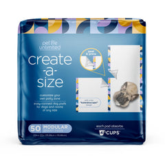 Pet Life Unlimited Create-A-Size pads with adhesive strips for secure placement