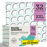 Pet Life Unlimited Smart Prints XXL pad shows leak-proof surface for training