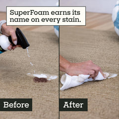 Pet Life Unlimited SuperFoam Spray tackles carpet stains with targeted stain removal