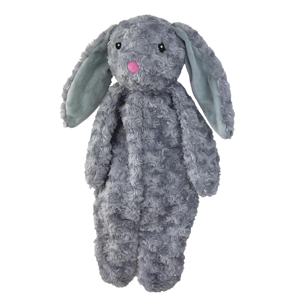 Pet Lou floppy rabbit toy with squeaker and crinkle for interactive play sessions