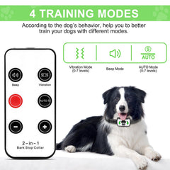 Pet Manka collar AUTO mode offers hands-off behavior management when away