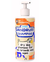 Pet MasterMind waterless dog dandruff shampoo bottle for convenient cleansing