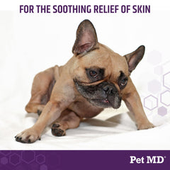 Pet MD All-in-One Derm Care spray nozzle for mess-free use.