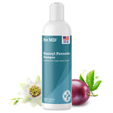 Pet MD Benzoyl Peroxide Shampoo coat cleanse for dogs and cats.