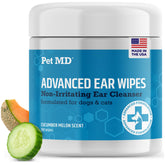 Pet MD Ear Wipes clean ears gently for everyday pet care