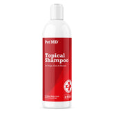 Pet MD topical shampoo for dogs: gentle coat cleansing and skin care