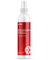 Pet MD Topical Spray 8oz bottle for easy coat cleansing between baths.