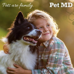 Pet MD topical wipes manufactured in the USA for trusted quality.