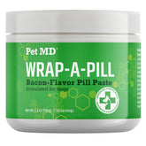 Pet MD Wrap A Pill bacon flavor paste forms pill pockets for easier medication for dogs