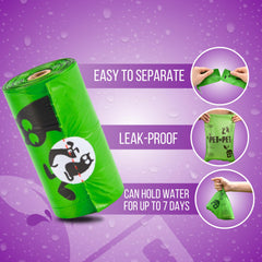PET N PET 9x13 inch poop bags fit most dispensers for quick use