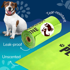 Pet N Pet extra-thick poop bags resisting tears and leaks