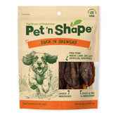 Pet 'n Shape Chik 'n Skewers: duck-wrapped rawhide chew for tasty rewards
