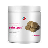 Pet Parents Allergy SoftSupps bottle for dog immune support with omega-3.