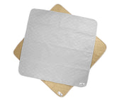 Pet Parents Pawtect grey pad closeup showing high absorption and versatility