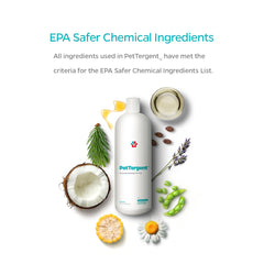 Eco-friendly packaging of Pet Parents PetTergent promotes sustainable pet care.