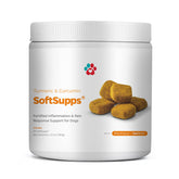 Pet Parents Turmeric SoftSupps bottle for dogs supports joint comfort and overall wellness.