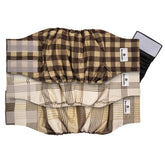 Pet Parents Belly Band 3-pack packshot showing black, rust, and grey colors for male dogs