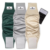 Pet Parents washable belly band for small dogs – measuring guide for a secure, comfortable fit.